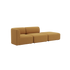 Fjord Sofa - 2 seater w/ open end | Fjord Sofa - 2 seater w/ open end - Cosmo Mustard Rechts | SACKit