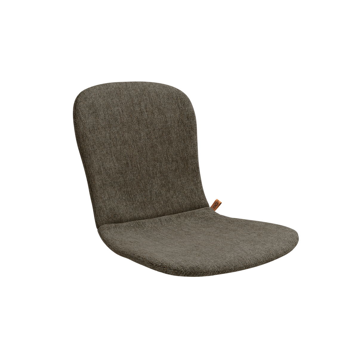 Braunes Patio Cushion Kissen aus Olefinfaser für Patio Chair No. One, rechteckig und gepolstert. | Patio Chair no. One - Cushion Full - Cobana Brown | SACKit