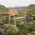 Kirra Patio Lounge Chair in taupe mit pulverbeschichtetem Aluminium und FSC - zertifiziertem Teakholz, niedrige Sitzposition. | Kirra Patio Lounge Chair - Taupe | SACKit