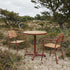 Kirra Cafe Table & 2 Kirra Patio Chair | Kirra Cafe Table & 2 Kirra Patio Chair - Chestnut | SACKit