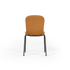 Esszimmerstuhl Chair no. One S1 in Luna Sandstone mit Lederpolsterung und pulverbeschichtetem Stahlrahmen.