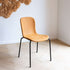 Chair no. One S1 Esszimmerstuhl in Luna Sandstone mit gepolsterter Sitzfläche aus Leder und recyceltem Kunststoffrahmen | Chair no. One S1 - Luna Sandstone | SACKit