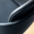 Chair no. One S2 in Terra Black with two - shell design and powder - coated steel frame. | Chair no. One S2 - Terra Black | SACKit