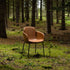 Chair no. One S2 in Terra Black with two - shell design and steel frame, indoor dining chair. | Chair no. One S2 - Terra Safari | SACKit