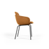 Chair no. One S2 in Luna Sandstone with two - shell design and powder - coated steel frame. | Chair no. One S2 - Luna Sandstone | SACKit