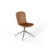 Esszimmerstuhl Chair no. One S1 Terra Safari mit poliertem Aluminium - Drehfuß und Rückholfunktion | Chair no. One S1 Polished Swivel - Terra Safari Mit Rückholfunktion | SACKit