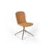 Chair no. One S1 Polished Swivel in Luna Sandstone mit gepolstertem Sitz und Aluminium - Drehfuß mit Rückholfunktion | Chair no. One S1 Polished Swivel - Luna Sandstone Mit Rückholfunktion | SACKit