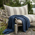 Mollis Lounge Chair in Renesse Taupe mit pulverbeschichtetem Aluminiumrahmen und Eco - Textil, Outdoor - Loungesessel | Mollis Lounge Chair - Renesse Taupe | SACKit