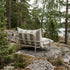 Mollis Lounge Chair in Renesse Taupe mit pulverbeschichtetem Aluminiumrahmen und Eco - Textil, Outdoor - Sessel. | Mollis Lounge Chair - Renesse Taupe | SACKit