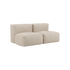 Soft Sofa Indoor 2 - Sitzer in Corduroy Beige mit weicher Polsterung und ohne Gestell. | Soft Sofa Indoor - 2 Seater - Corduroy Beige | SACKit