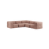 Soft Sofa Indoor 5 - Sitzer Ecksofa in Corduroy Rose mit weichem, modularen Design. | Soft Sofa Indoor - 5 Seater Corner Sofa - Corduroy Rose | SACKit