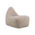 SACKit Chair Indoor Sessel in Corduroy Beige mit runder, weicher Form und Kaltschaumfüllung.