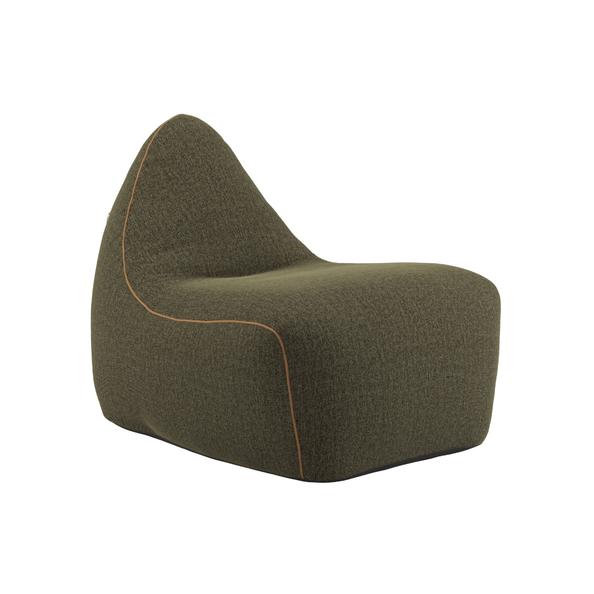 SACKit Chair Indoor Sessel in rundem Design mit weichem Cosmo Olive Stoffbezug und Kaltschaumfüllung | SACKit Chair Indoor - Cosmo Olive | SACKit