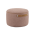 Runder SACKit Pouf Indoor in Corduroy Rose mit Kaltschaumfüllung und rutschfesten Punkten unten.