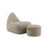 SACKit Chair & Pouf Indoor in Teddy Beige mit weicher Polsterung und rutschfester Unterseite | SACKit Chair & Pouf Indoor - Teddy Beige | SACKit