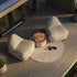 Cobana Lounge Chair & Pouf