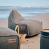 Cobana Lounge Chair & Pouf | Cobana Lounge Chair & Pouf - Kirra Noir | SACKit