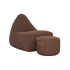 Cobana Lounge Chair & Pouf | Cobana Lounge Chair & Pouf - Kirra Brown | SACKit