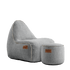 Cobana Junior Lounge Chair und Pouf in Sand Melange, Kinder - Sitzsack aus Olefin mit EPS - Füllung | Cobana Junior Lounge Chair & Pouf - Cobana Sand Melange | SACKit
