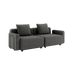 Cobana Lounge Sofa 2 - Sitzer in Grau mit Armlehnen ohne Hocker, modernes Outdoor - Design | Cobana Lounge Sofa - 2 seater - Cobana Grey Mit Armlehnen Ohne Hocker | SACKit