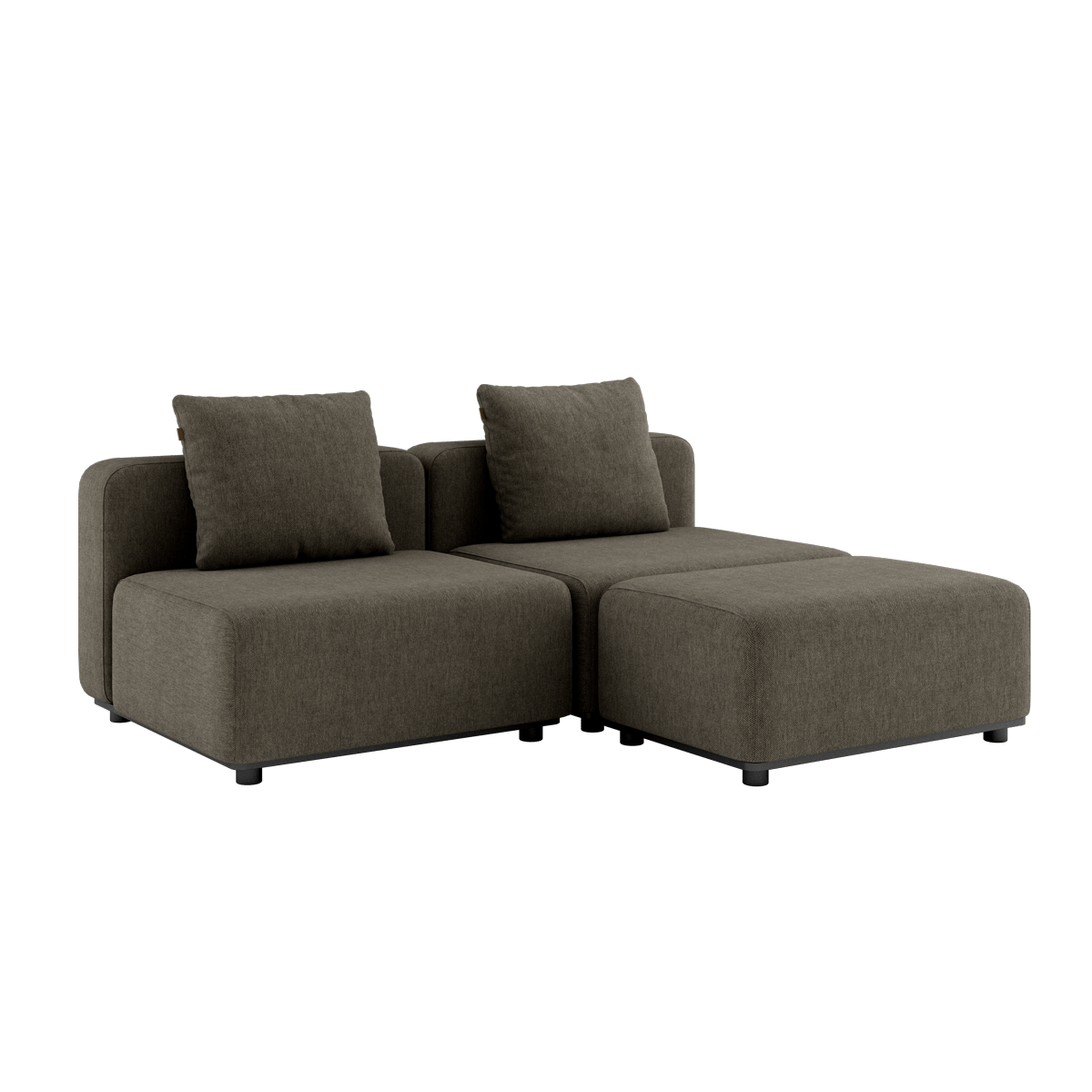 Cobana Lounge Sofa - 2 seater | Cobana Lounge Sofa - 2 seater - Cobana Brown Ohne Armlehnen Mit Hocker | SACKit