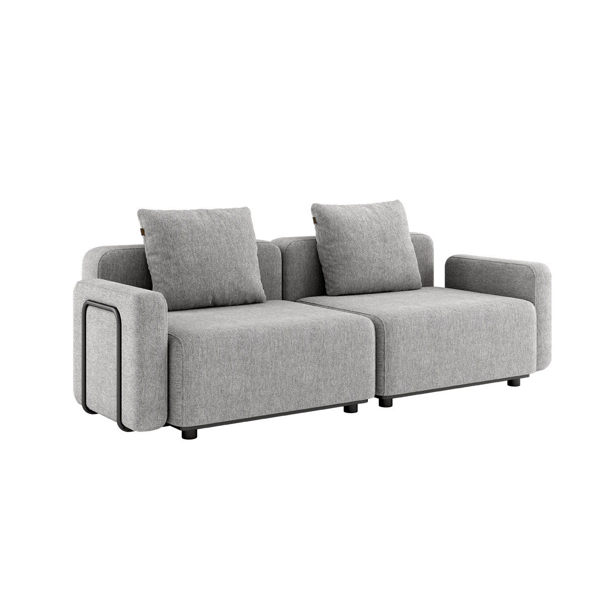 Cobana Lounge Sofa - 2 seater | Cobana Lounge Sofa - 2 seater - Cobana Sand Melange Mit Armlehnen Ohne Hocker | SACKit
