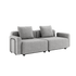 Cobana Lounge Sofa 2 - Sitzer in Cobana Sand Melange mit Armlehnen ohne Hocker, modernes Outdoor - Design | Cobana Lounge Sofa - 2 seater - Cobana Sand Melange Mit Armlehnen Ohne Hocker | SACKit