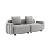 Cobana Lounge Sofa 2 - Sitzer in Cobana Sand Melange mit Armlehnen ohne Hocker, modernes Outdoor - Design | Cobana Lounge Sofa - 2 seater - Cobana Sand Melange Mit Armlehnen Ohne Hocker | SACKit