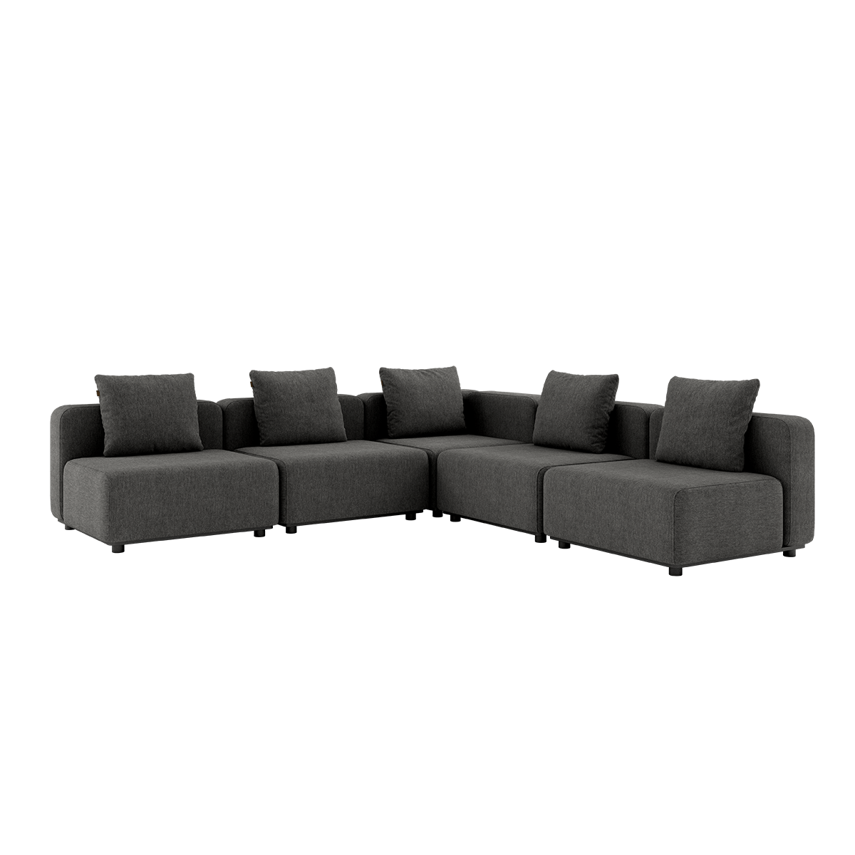Cobana Lounge Sofa - 5 seater corner sofa | Cobana Lounge Sofa - 5 seater corner sofa - Cobana Grey Ohne Armlehnen | SACKit