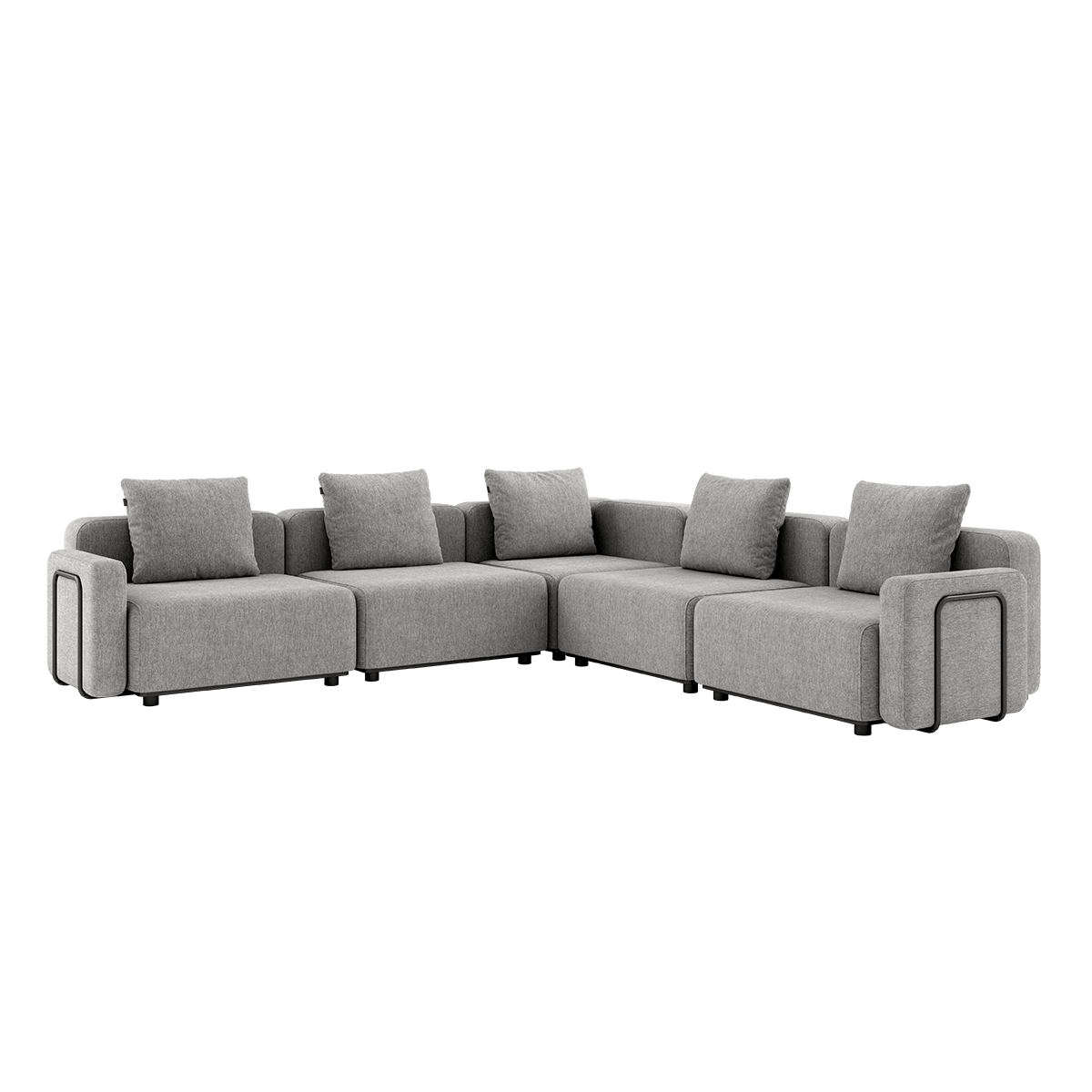 Cobana Lounge Sofa - 5 seater corner sofa | Cobana Lounge Sofa - 5 seater corner sofa - Cobana Sand Melange Mit Armlehnen | SACKit