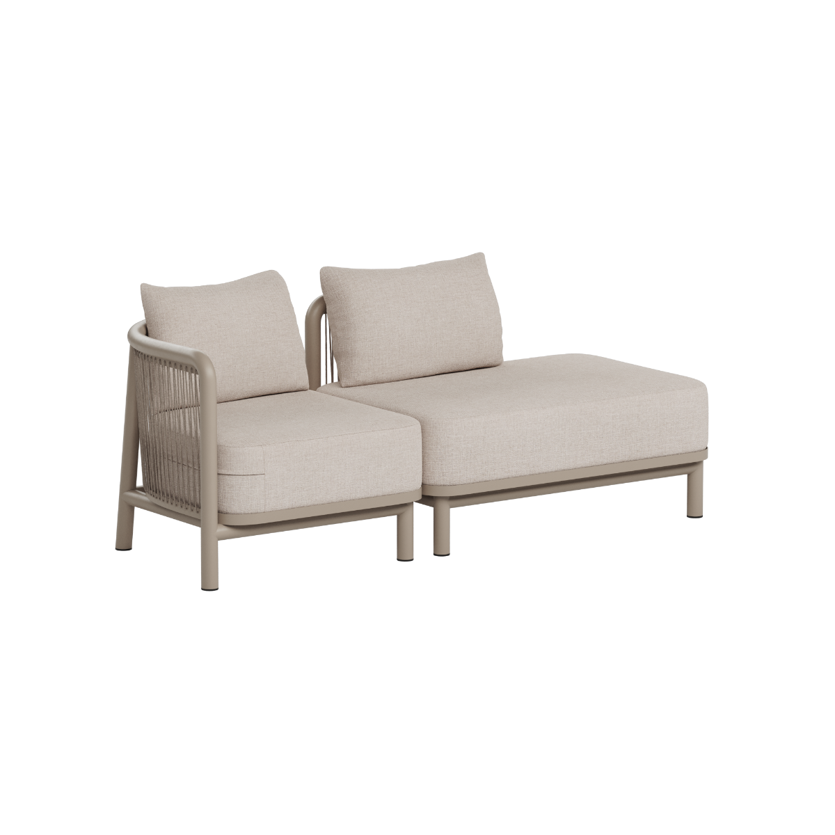 Kirra Lounge Sofa - 2 seater w/ open end | Kirra Lounge Sofa - 2 seater w/ open end - Kirra Sand Links | SACKit