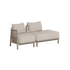 Kirra Lounge Sofa - 2 seater w/ open end | Kirra Lounge Sofa - 2 seater w/ open end - Kirra Sand Links | SACKit