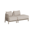 Kirra Lounge Sofa - 2 seater w/ open end | Kirra Lounge Sofa - 2 seater w/ open end - Kirra Sand Links | SACKit