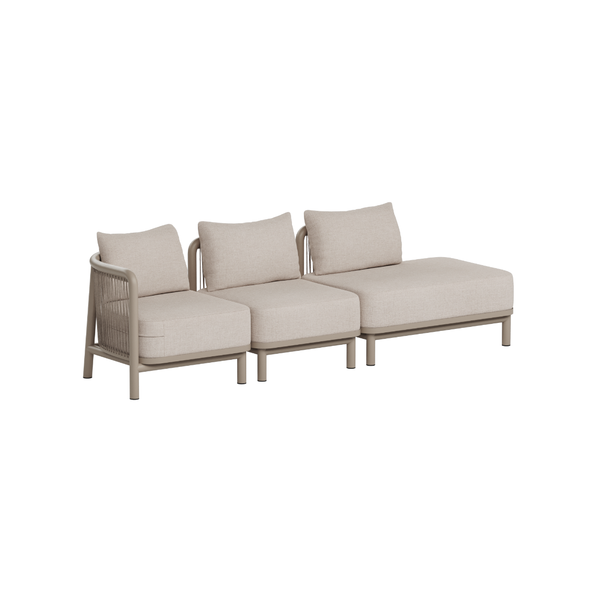 Kirra Lounge Sofa - 3 seater w/ open end | Kirra Lounge Sofa - 3 seater w/ open end - Kirra Sand Links | SACKit