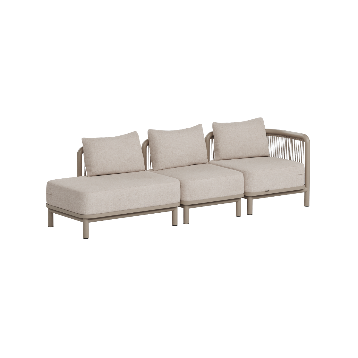 Kirra Lounge Sofa - 3 seater w/ open end | Kirra Lounge Sofa - 3 seater w/ open end - Kirra Sand Rechts | SACKit