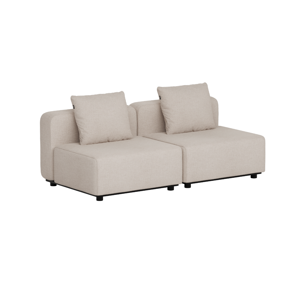 Cobana Lounge Sofa - 2 seater | Cobana Lounge Sofa - 2 seater - Kirra Sand Ohne Armlehnen Ohne Hocker | SACKit