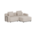 Cobana Lounge Sofa - 2 seater | Cobana Lounge Sofa - 2 seater - Kirra Sand Mit Armlehnen Mit Hocker | SACKit