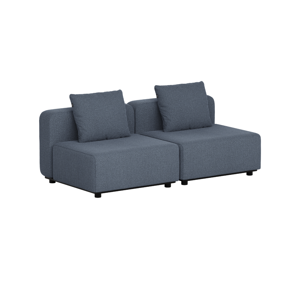 Cobana Lounge Sofa - 2 seater | Cobana Lounge Sofa - 2 seater - Kirra Indigo Ohne Armlehnen Ohne Hocker | SACKit