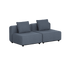 Cobana Lounge Sofa - 2 seater | Cobana Lounge Sofa - 2 seater - Kirra Indigo Ohne Armlehnen Ohne Hocker | SACKit
