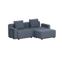 Cobana Lounge Sofa - 2 seater | Cobana Lounge Sofa - 2 seater - Kirra Indigo Mit Armlehnen Mit Hocker | SACKit