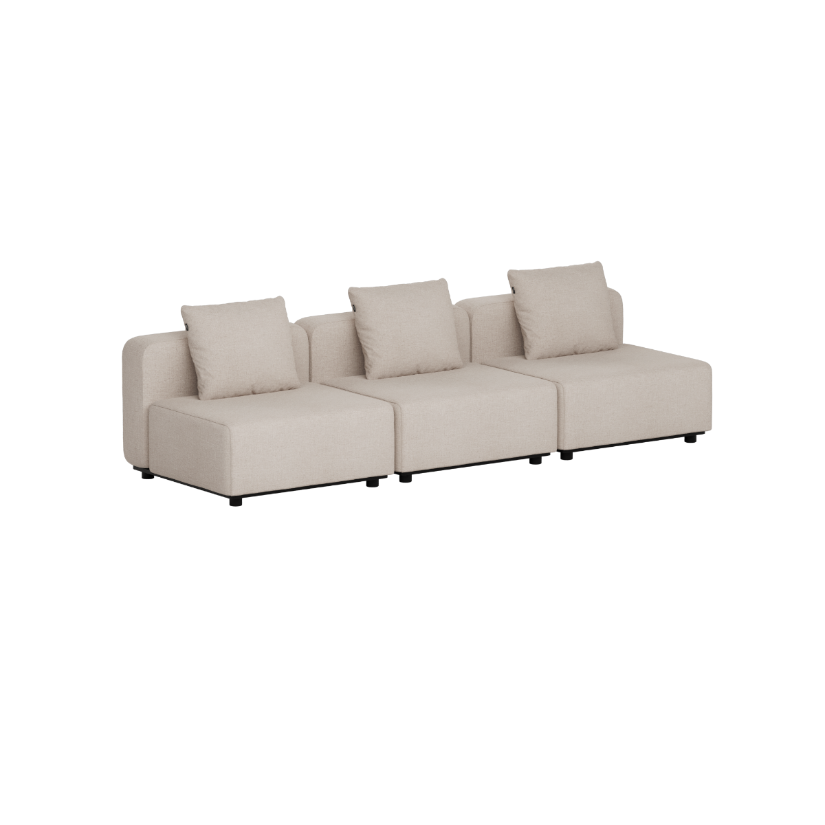 Cobana Lounge Sofa - 3 seater | Cobana Lounge Sofa - 3 seater - Kirra Sand Ohne Armlehnen Ohne Hocker | SACKit
