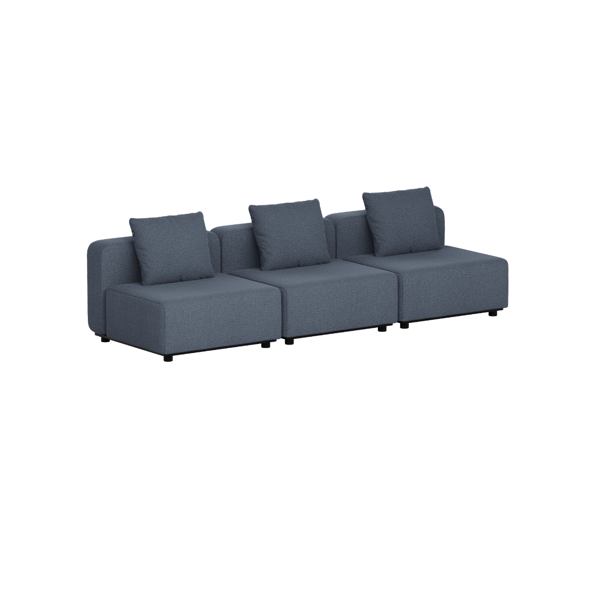 Cobana Lounge Sofa - 3 seater | Cobana Lounge Sofa - 3 seater - Kirra Indigo Ohne Armlehnen Ohne Hocker | SACKit