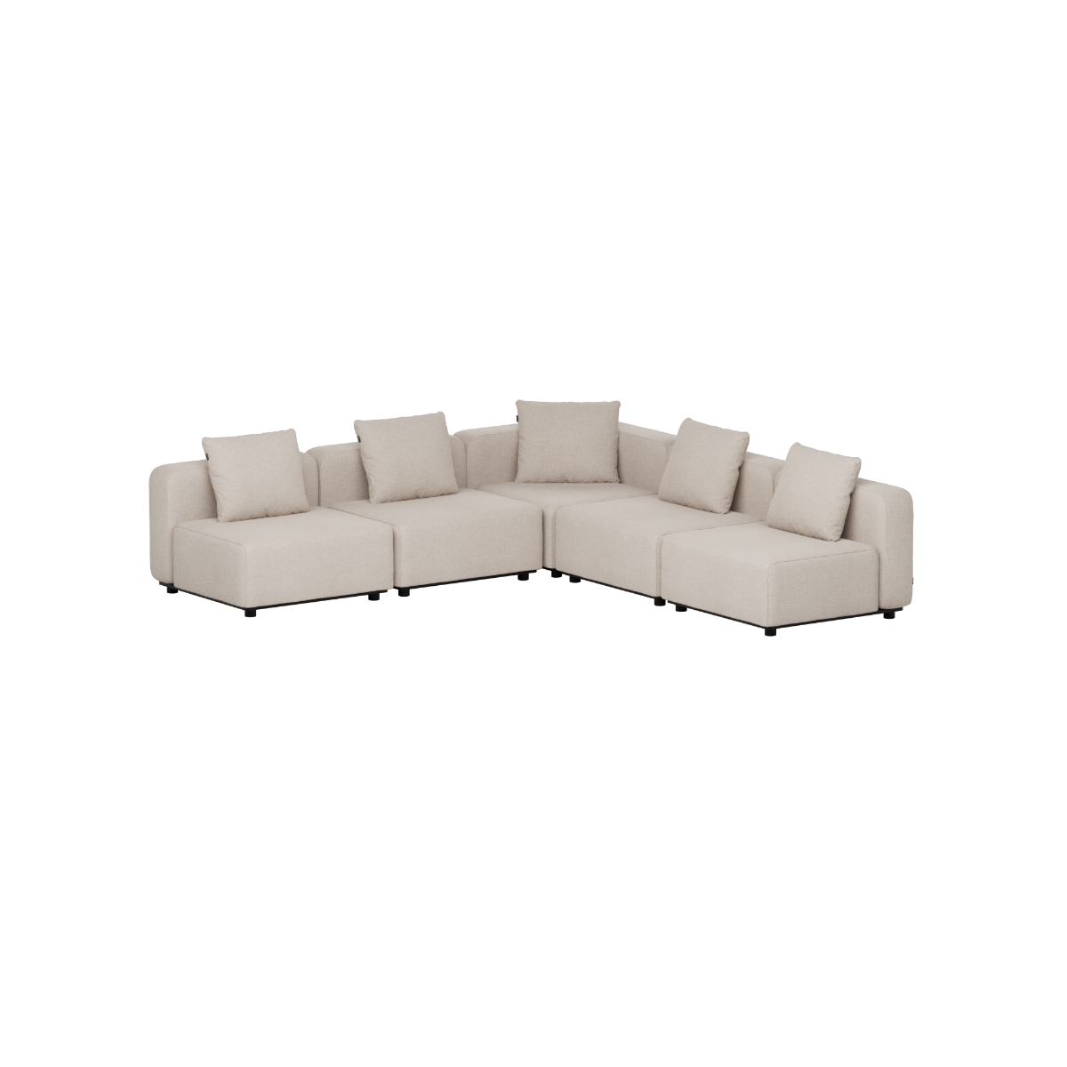Cobana Lounge Sofa - 5 seater corner sofa | Cobana Lounge Sofa - 5 seater corner sofa - Kirra Sand Ohne Armlehnen | SACKit