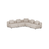 Cobana Lounge Sofa - 5 seater corner sofa | Cobana Lounge Sofa - 5 seater corner sofa - Kirra Sand Ohne Armlehnen | SACKit