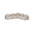 Cobana Lounge Sofa - 5 seater corner sofa | Cobana Lounge Sofa - 5 seater corner sofa - Kirra Sand Mit Armlehnen | SACKit