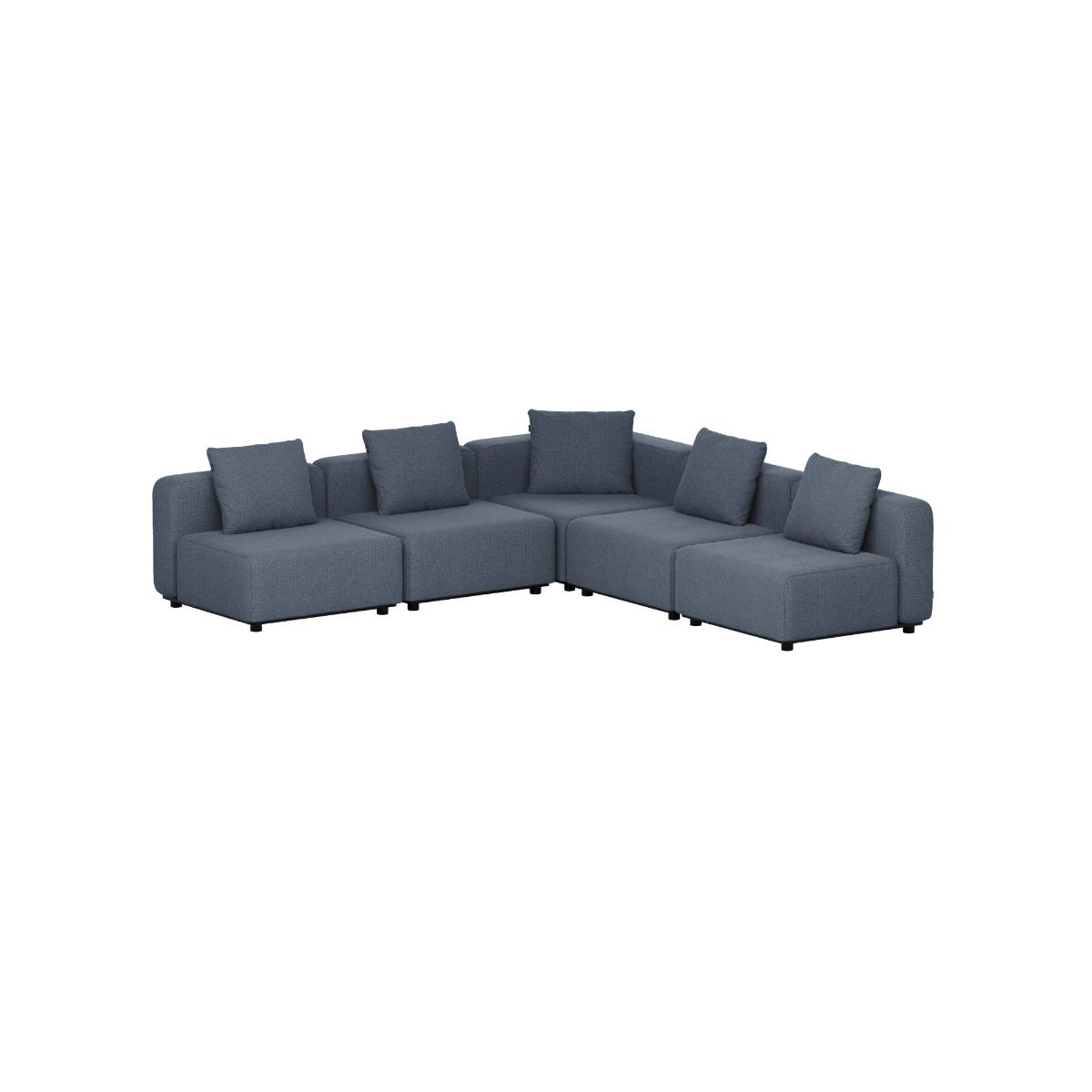 Cobana Lounge Sofa - 5 seater corner sofa | Cobana Lounge Sofa - 5 seater corner sofa - Kirra Indigo Ohne Armlehnen | SACKit