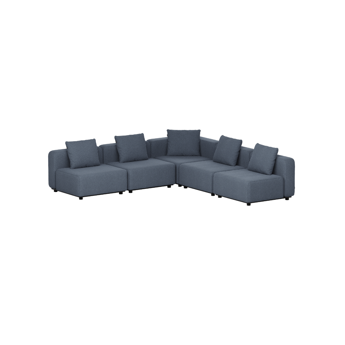 Cobana Lounge Sofa - 5 seater corner sofa | Cobana Lounge Sofa - 5 seater corner sofa - Kirra Indigo Ohne Armlehnen | SACKit