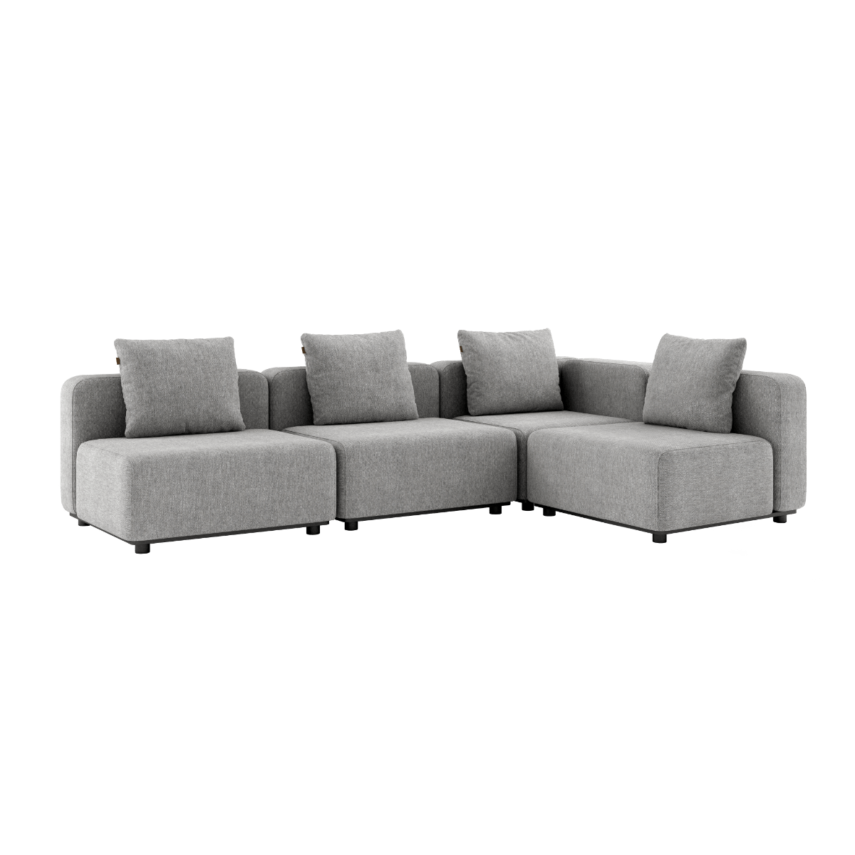 Cobana Lounge Sofa - 4 seater corner sofa | Cobana Lounge Sofa - 4 seater corner sofa - Cobana Sand Melange Ohne Armlehnen | SACKit