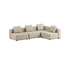 Cobana Lounge Sofa - 4 seater corner sofa | Cobana Lounge Sofa - 4 seater corner sofa - Kirra Sand Ohne Armlehnen | SACKit