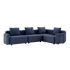 Cobana Lounge Sofa Ecksofa in Kirra Indigo mit Armlehnen, modular und für den Außenbereich geeignet | Cobana Lounge Sofa - 4 seater corner sofa - Kirra Indigo Mit Armlehnen | SACKit